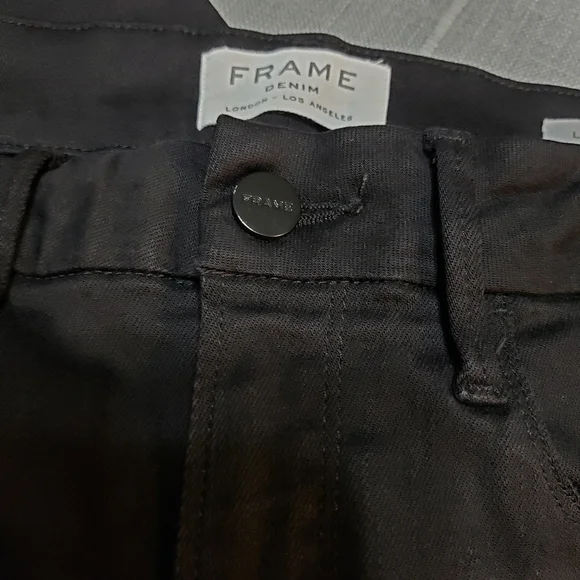 Frame Le Crop Mini Boot Jeans color Herring 'BLACK